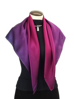 Pretty in Pink - Hand Painted Silk Scarf / Wrap